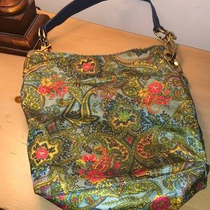 JPK Paris Navy Paisley Hobo
